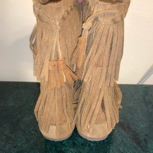 Minnetonka Fringed Boots